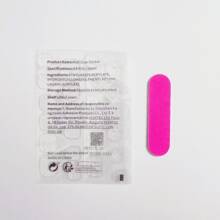 24 件短方形粉色和金色全覆盖假指甲套装，适合女士和女孩，适合日常佩戴或派对美甲，按压式指甲美甲用品，提升您的外观 - 粉色 - 查看 6