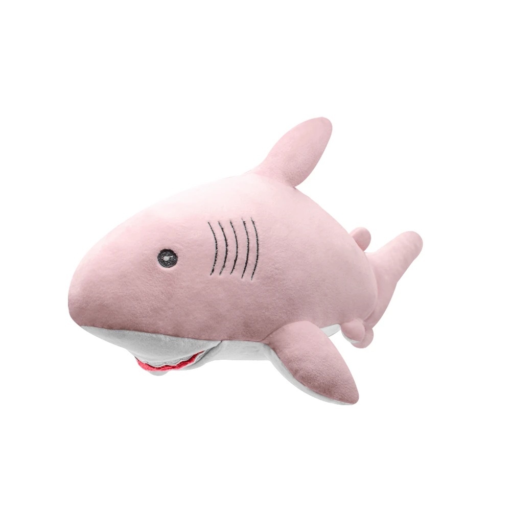Tiburón De Peluche Shark Azul y Rosa Peluche Ultra Suave Juguete Regalo - Rosa - Ver 1