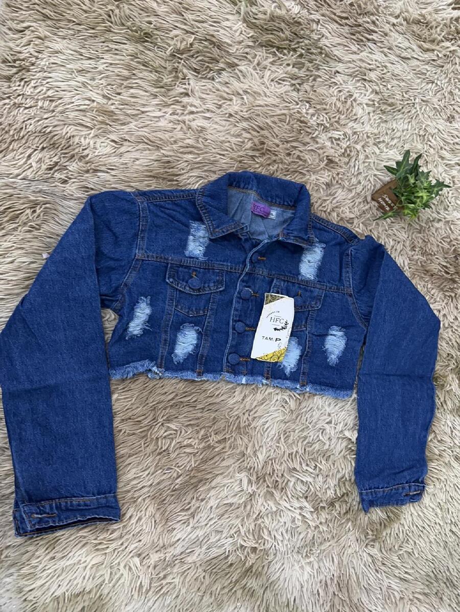 Women Denim Jackets & Coats - 霧霾藍 - 查看 1