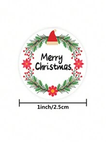 1捲500張感謝貼紙 - 彩色 - 查看 2