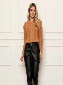 Women Sweaters - Màu be - Xem 5