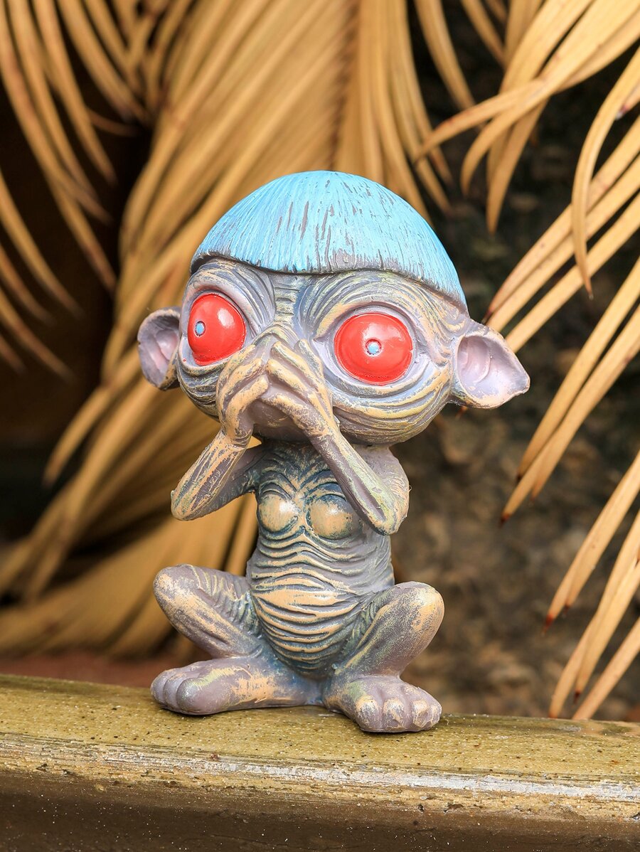 Peluche Alien 15 Cm – Doudou Extraterrestre Doux Pour Halloween, Décoration Chambre Ou Cadeau Enfant