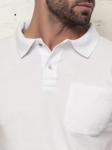 Men Polo Shirts - 白色 - 查看 3