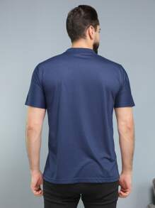 Men Polo Shirts - 藏蓝色 - 查看 6