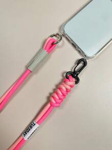 With Phone Charm Cell Phone Lanyards Crossbody Rope Phone Case Compatible With Samsung/Apple Phones Waterproof Shockproof Anti-Fall Scratch Resistant - Clear - View 2