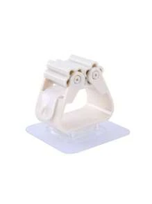 2pcs, No Punch Mop Broom Rack Hooks, Bathroom Laundry Miscellaneous Room Kitchen Household Wall Mounted Storage Hooks, Mop Clip Hooks, Miscellaneous Hooks - White - View 6