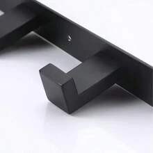 Gancho Para Toallas Y Accesorios De Baño - Negro - Ver 6