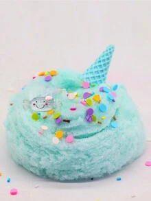 1入組200ml糖果口味黏彈力夠的軟黏土泥,帶面包,減壓玩具,適合作為節日禮物 - 綠色 - 查看 2