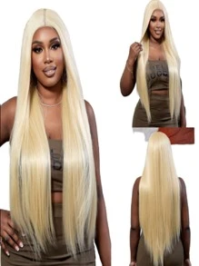 Synthetic Lace Wigs - 拼色 - 查看 1