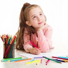1 Bucket Of Colored Pencils (12/18/24/26/48 Pcs) And 1 Random Colored Pencil Sharpener, For Sketching, Doodling, Drawing Tools Back To School,Back To School,School Supplies