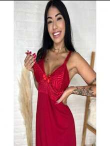 Maternity Loungewear - Rojo - Ver 1