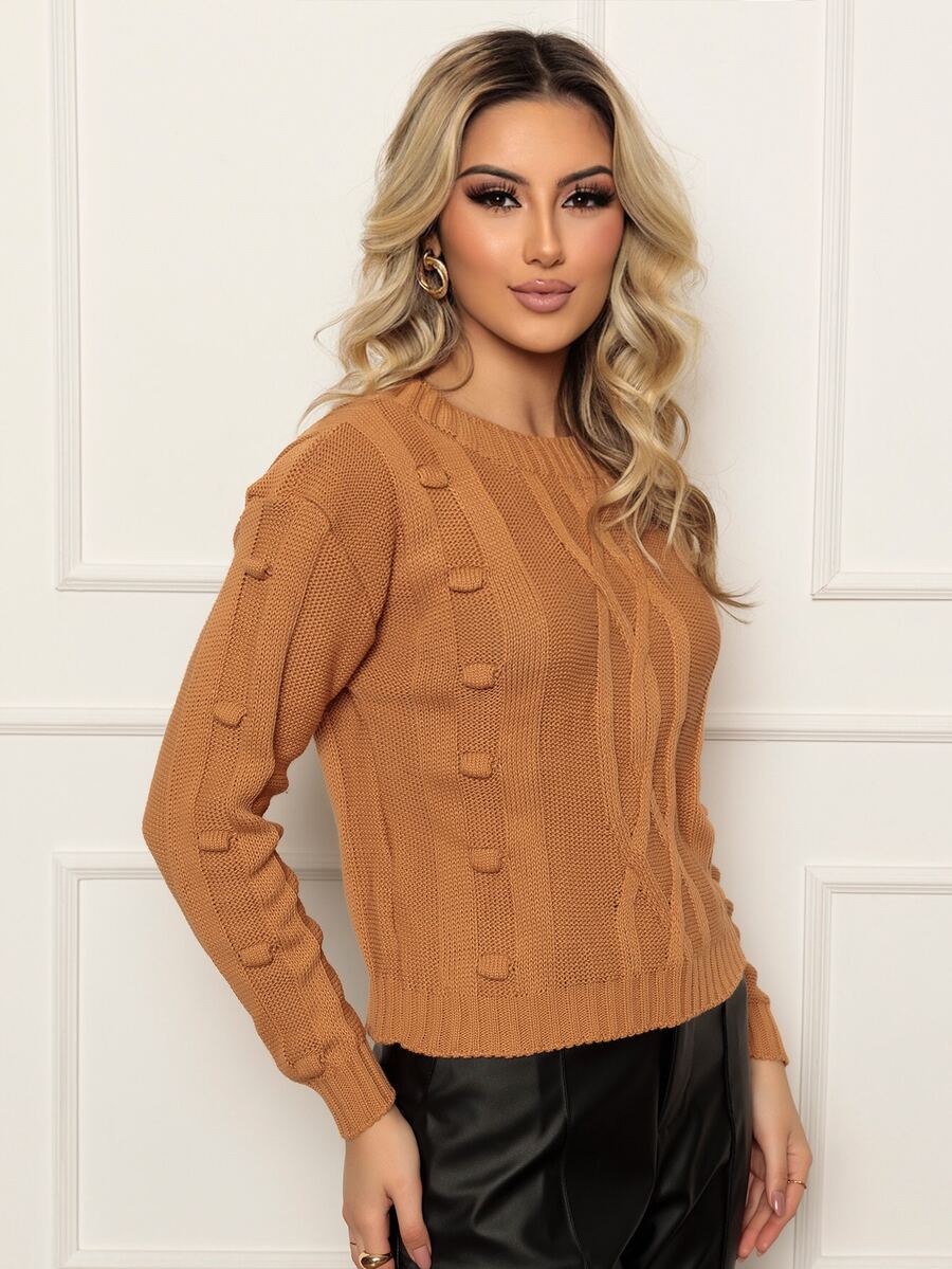 Women Sweaters - Màu be - Xem 1