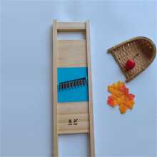 1入組多功能不銹鋼薯片切割機，蔬菜水果工具，廚房用品，切割機，食品，沙拉，裝飾，儲存，聚會，生日。 - 藍色 - 查看 6