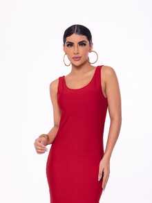 Women Dresses - 紅色 - 查看 4