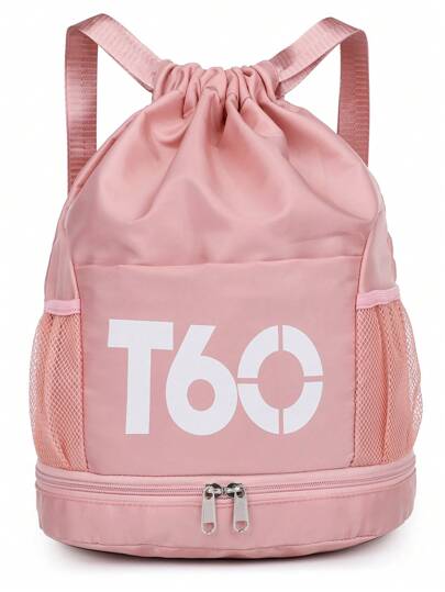 Bolsa Mochila Feminina/Masculino T60 Transversal Com Alça Removível Multineos