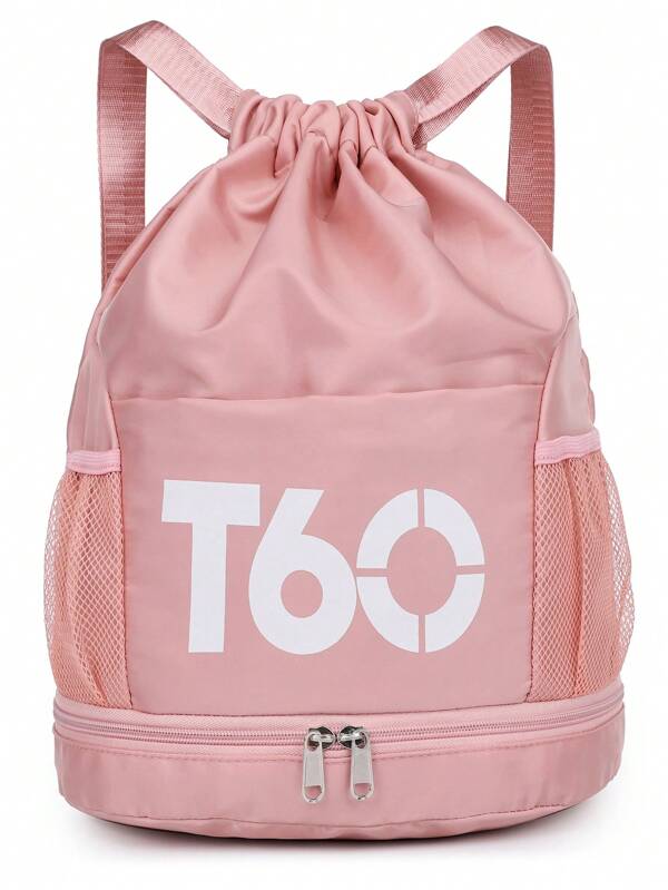  Bolsa Mochila Feminina/Masculino T60 Transversal Com Alça Removível Multineos
