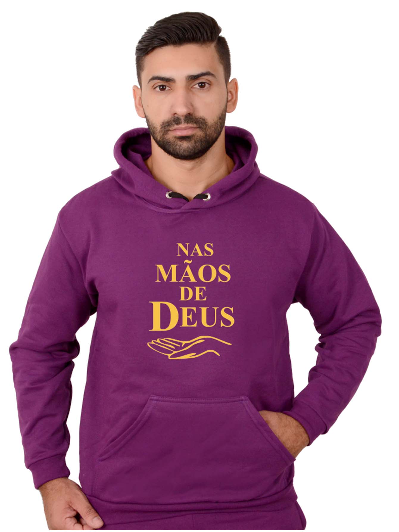 Men Sweatshirts - 紫色 - 查看 1