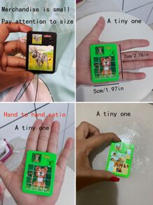 1入組隨機地有圖案的卡通創意七巧板 - 彩色 - 查看 2