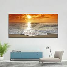 1入組大尺寸40x70cm成人初學者diy鑽石畫套件,景色主題,客廳裝飾禮物