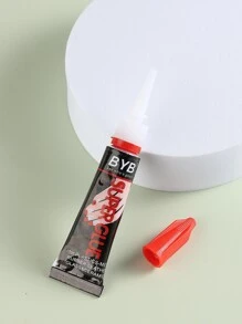 5 قطع ملصقات أظافر شفافة، غراء أظافر، جل تعزيز امتداد الأظافر، أدوات فن الأظافر سريعة الجفاف - شفاف - مشاهدة 3