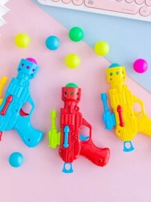 弹性乒乓球玩具枪，创意新奇趣味玩具手枪