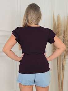 Women T-Shirts - 黑色 - 查看 2