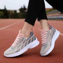 女運動鞋2023,網佈設計,透氣,薄外底,適合中學生,休閒,跑步,慢跑,旅行,時尚。