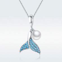 1入組精美豪華人造澳大利亞的蛋白石美人魚尾巴造型925 銀DIY項鍊吊墜女性生日禮物