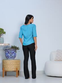 Women Blouses - Rửa nhẹ - Xem 6