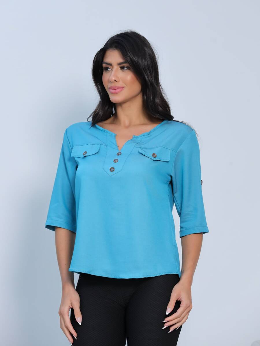 Women Blouses - Rửa nhẹ - Xem 1