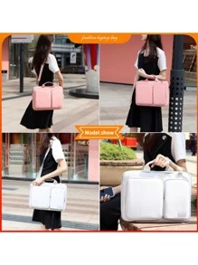 大容量防水斜挎包，带多个隔层和拉链，适用于商务男士笔记本电脑包，笔记本电脑内胆包，学校学生教室笔记本电脑包，教室包，教师收纳包，教室整理包 - 灰色 - 查看 10