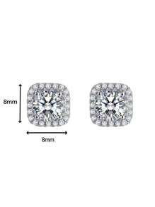 ESBERRY 1 pieza Pendiente elegante de plata de ley 925 para hombres, regalo para uso diario - Plateado - Ver 6