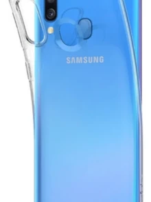 Galaxy A40 Liquid Crystal Spigen Fexible Premium Case - Clear - View 3