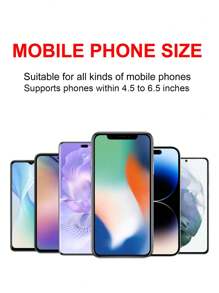 亚克力水钻重力车载手机支架，车载出风口手机支架，水钻设计车载导航夹式支架，汽车配件，出风口仪表导航水钻车载手机支架，送给男友的礼物，车载手机支架，兼容和安卓手机，生日礼物，送给家人和朋友的汽车配件礼物，汽车用品 - 白色 - 查看 6