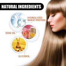 1瓶100ml白色捲髮直髮霜,平滑頭髮,修復受損頭髮,促進頭髮光澤 - 白色 - 查看 2