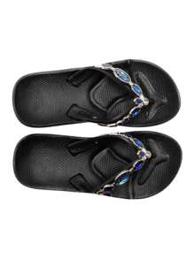 Women Slides - Màu xanh lam - Xem 3