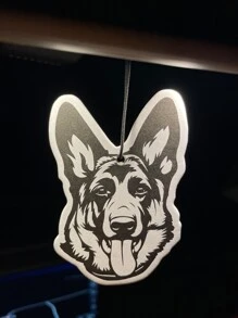 德國牧羊犬犬主車載空氣清新劑香薰車用空氣清新劑擴香器出風口夾黑糖後視鏡汽車內飾裝飾配件後視鏡挂件掛飾空氣清新劑衣服衣櫃衛生間清新劑客廳臥室香薰香薰家居香薰 - 黑與白 - 查看 4