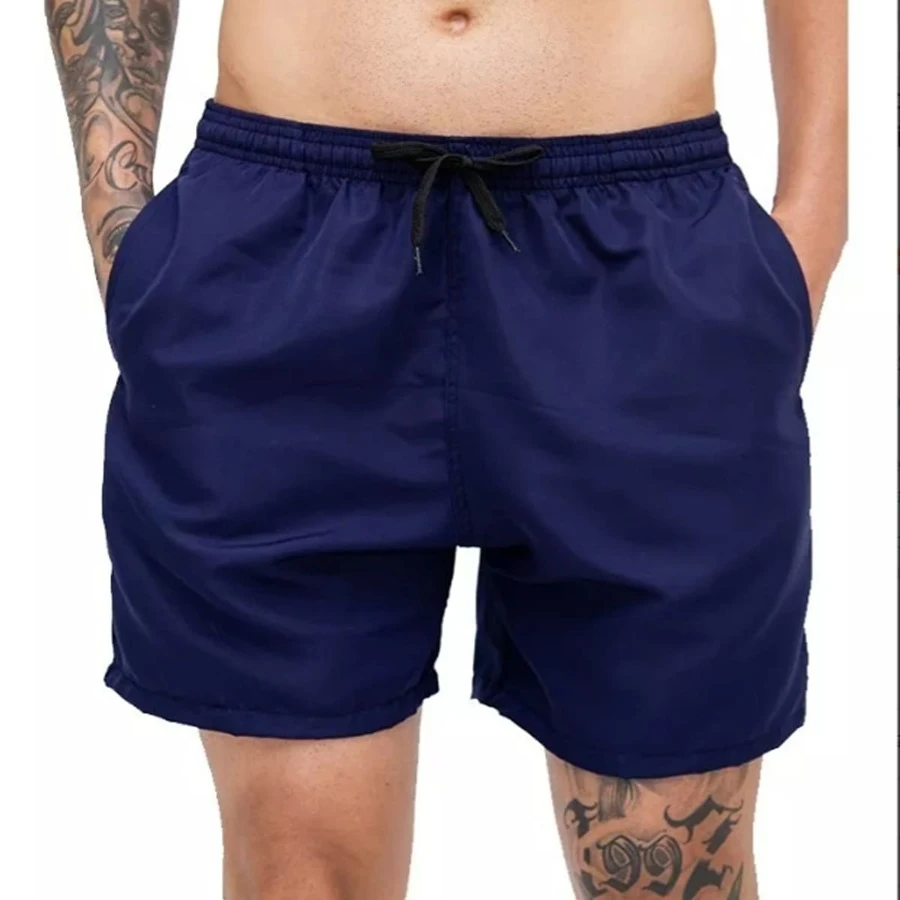 Men Shorts - 藏蓝色 - 查看 1