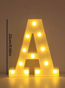 1pc LED Letter Light A-Z 26 Letters 0-9 Arabic Numerals, Red Heart, Pink Heart, Suitable For Birthday Party Decoration, Wedding Decoration, Decoration, Gift Decoration, Party Decoration Outdoor Lights Fairy Lights Christmas Decoration,Christmas Lights,Fairy Lights