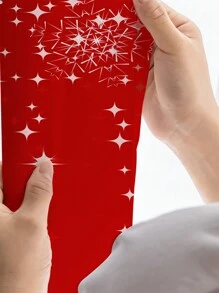 2 Miếng Giáng sinh In Dán Túi Sang trọng Sống Chất vải Rèm cửa - Nhiều màu - Xem 3