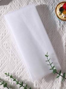 1片婚禮裝飾燈光簡約透明面料,派對裝飾透明紗,窗簾雪紗布,儀式背景裝飾,場景diy道具