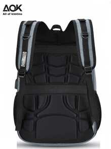 Men Functional Backpacks - 灰色 - 查看 2