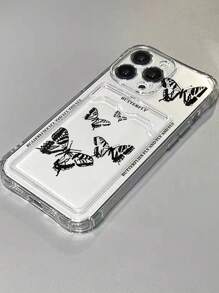 Butterfly Pattern Phone Case - Multicolor - View 1
