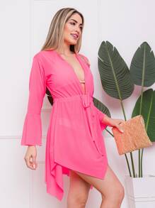 Women Kimonos - Pink - View 3