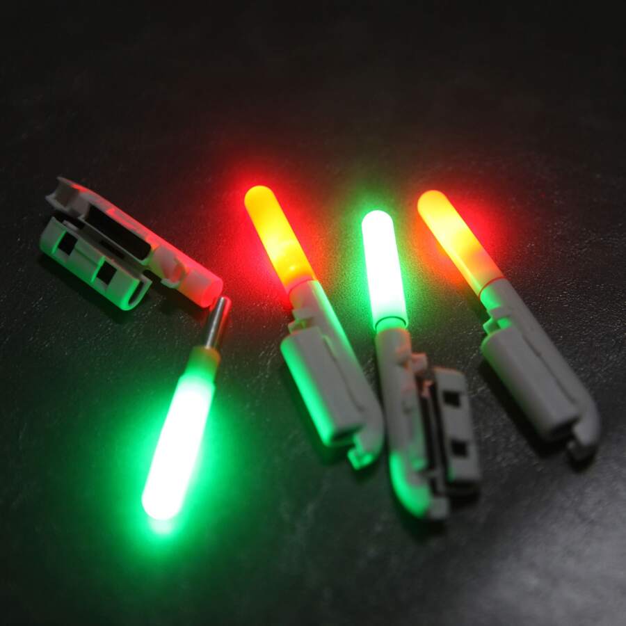 JTUUWRAP 1 Miếng Led Sáng & Không thấm nước Cần câu Ánh sáng Với Cắn & Cá Báo thức Chức năng , Khoảng cách xa Cá Chỉ định Cảnh báo Đèn - màu xanh lá - Xem 1