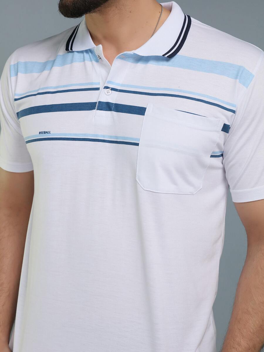 Men Polo Shirts - Blanco - Ver 1