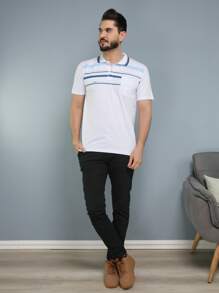 Men Polo Shirts - Blanco - Ver 7