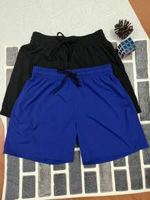 Men Shorts - Royal Blue - View 2