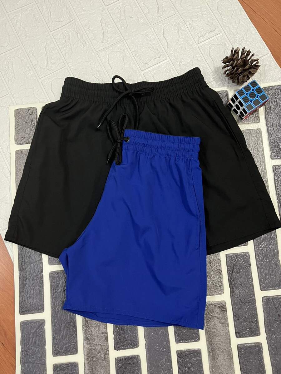 Men Shorts - Royal Blue - View 1