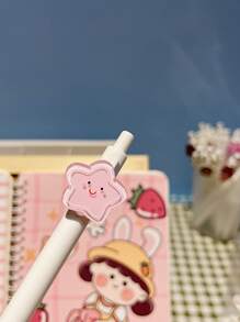 1入組隨機可愛卡通設計點擊圓珠筆 - 彩色 - 查看 2